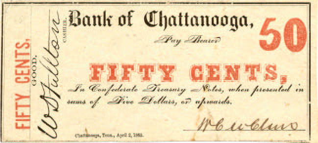 Bk Chattanooga $0.50 G-47
